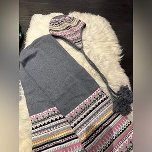 Juicy Couture winter hat & scarf!! Gorgeous colors